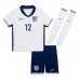 England Kieran Trippier #12 Replica Home Minikit Euro 2024 Short Sleeve (+ pants)